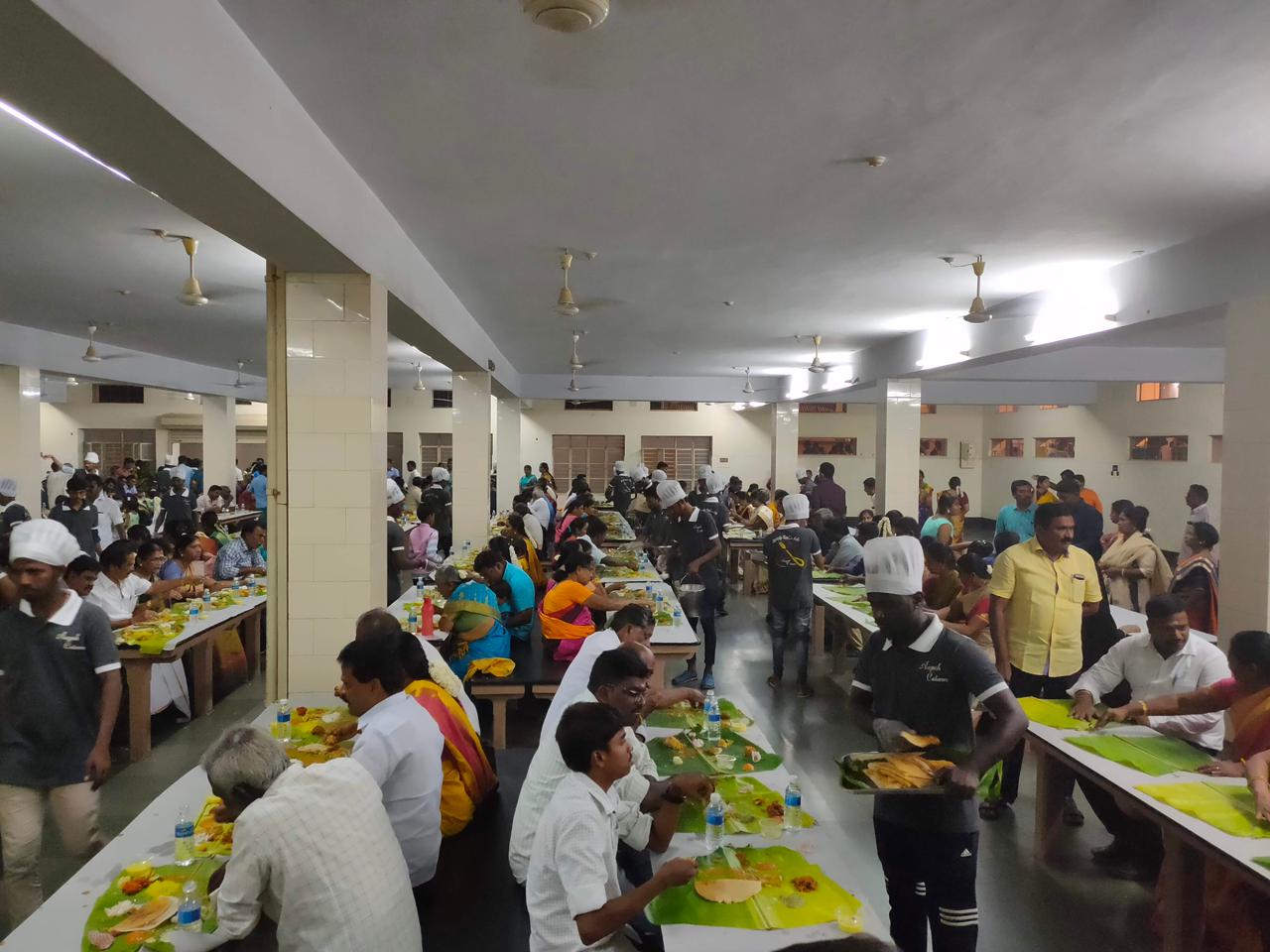 Wedding catering setup in Erode by Aayush Caterer